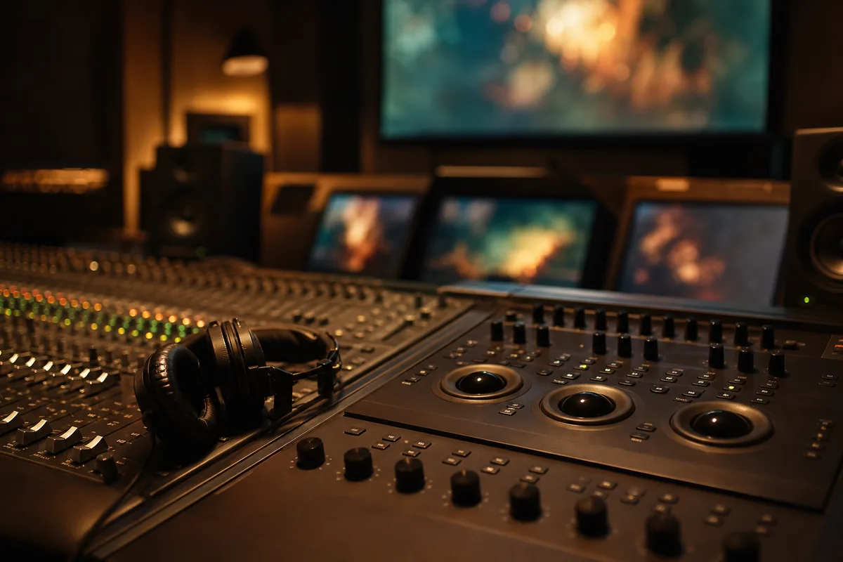 Post-production : étalonnage, mixage et finition d'un film